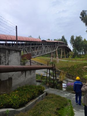 Jalur perakitan 90 derajat memutar kurva sabuk pengangkut Bend sempit radius