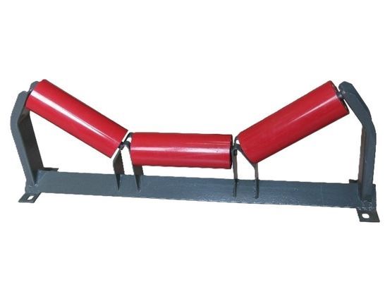Komponen sabuk konveyor roller untuk penanganan bahan pertambangan