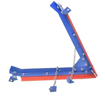 Polyurethane V Plow Belt Cleaner Kembali Sisi Conveyor Belt Scraper