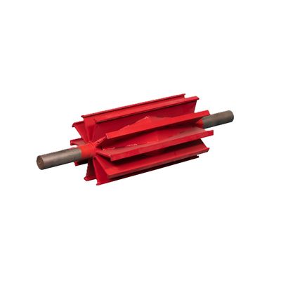 Heavy Duty Industrial Belt Conveyor Aksesoris Pembersih Diri Wing Pulley