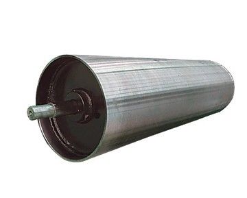Permukaan halus tambang sabuk konveyor aksesoris pulley untuk sabuk drive ekor dan lentur