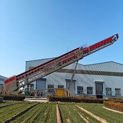 Conveyor sabuk teleskopik untuk penambangan batubara dan penanganan bahan grosir